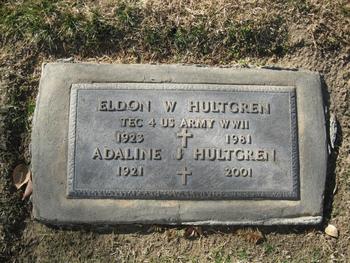 Hultgren, Adaline J. gravesite