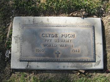Pugh, Clyde gravesite