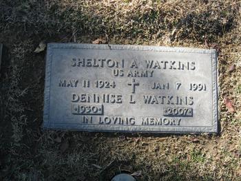 Watkins, Shelton Arthur gravesite