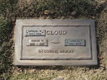 Cloud,   Eugene Willis gravesite