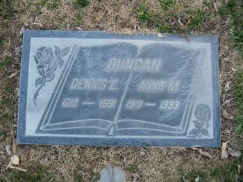 Duncan, Dennis Edward gravesite
