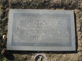 Heydorn, Amy Louise gravesite