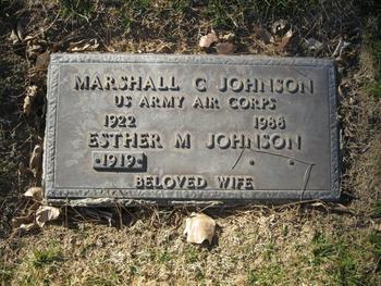 Johnson,   Marshall Charles gravesite