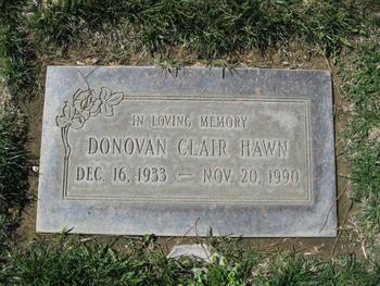 Hawn,   Donovan Clair gravesite