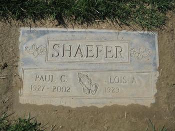 Shaefer, Paul Clydean gravesite