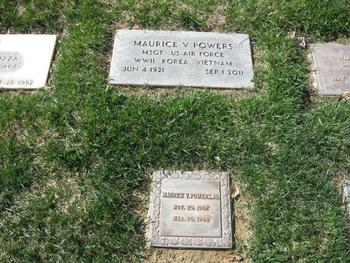 Powers, Jr.  Maurice Vincent gravesite