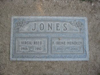 Jones, F. Irene gravesite