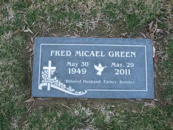 Green, Fred Micael gravesite