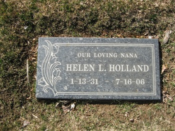 Holland, Helen L. gravesite