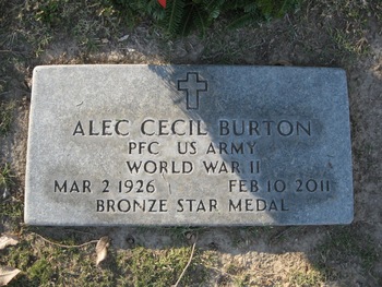 Burton,   Alec Cecil gravesite