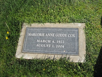 Cox, Margorie Anne gravesite