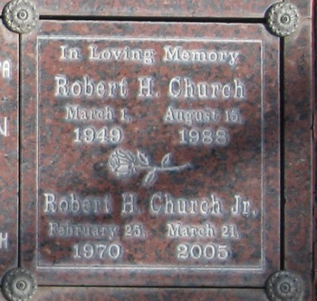 Church, Jr. Robert H. gravesite