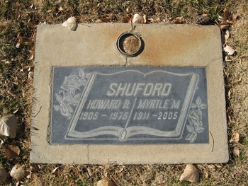 Shuford,   Myrtle M. gravesite