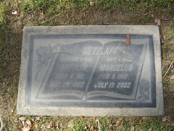 Getzlaff,   Marcella gravesite