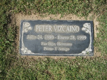 Vizcaino, Peter gravesite