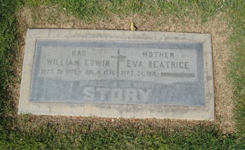 Story, Eva Beatrice gravesite