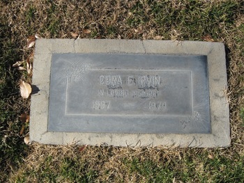 Irvin,   Cora Ellen gravesite