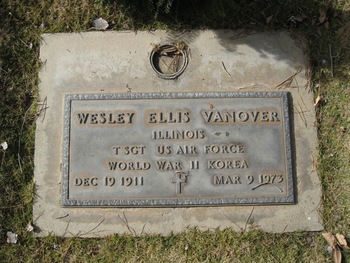 Vanover,   Wesley Ellis gravesite