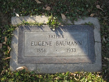 Baumann,   Eugene gravesite