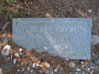 Payne, Parley Blake gravesite