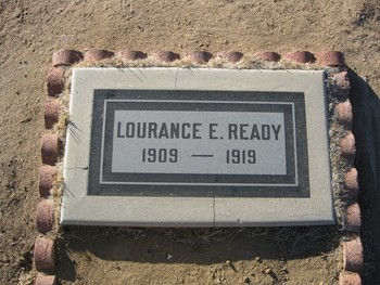 Ready,   Lourance E. gravesite