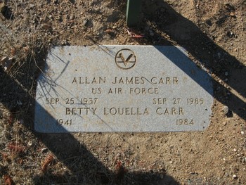 Carr, Allan James gravesite