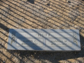 Huff, Hannah M. gravesite